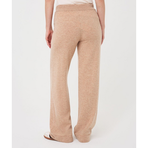 WIDE LEG TROUSER | FINE CHAIN WOOL-Uncategorised-ESQUALO-Coriander