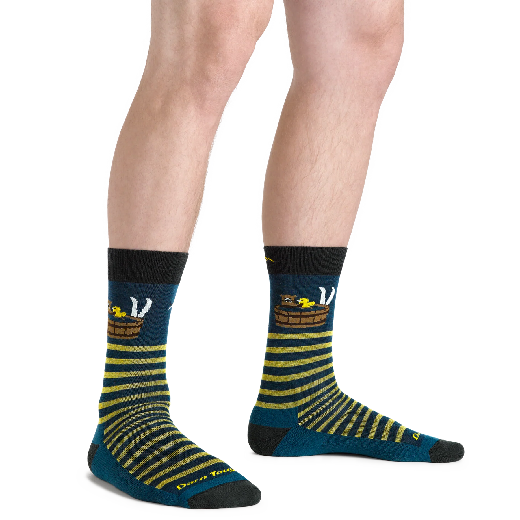 WILD LIFE MEN'S CREW SOCKS-socks-DARN TOUGH-Coriander