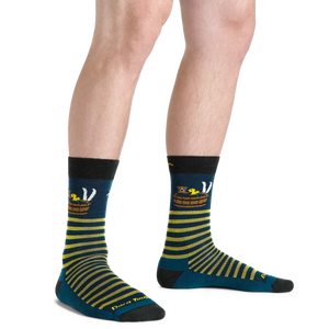 WILD LIFE MEN'S CREW SOCKS-socks-DARN TOUGH-Coriander