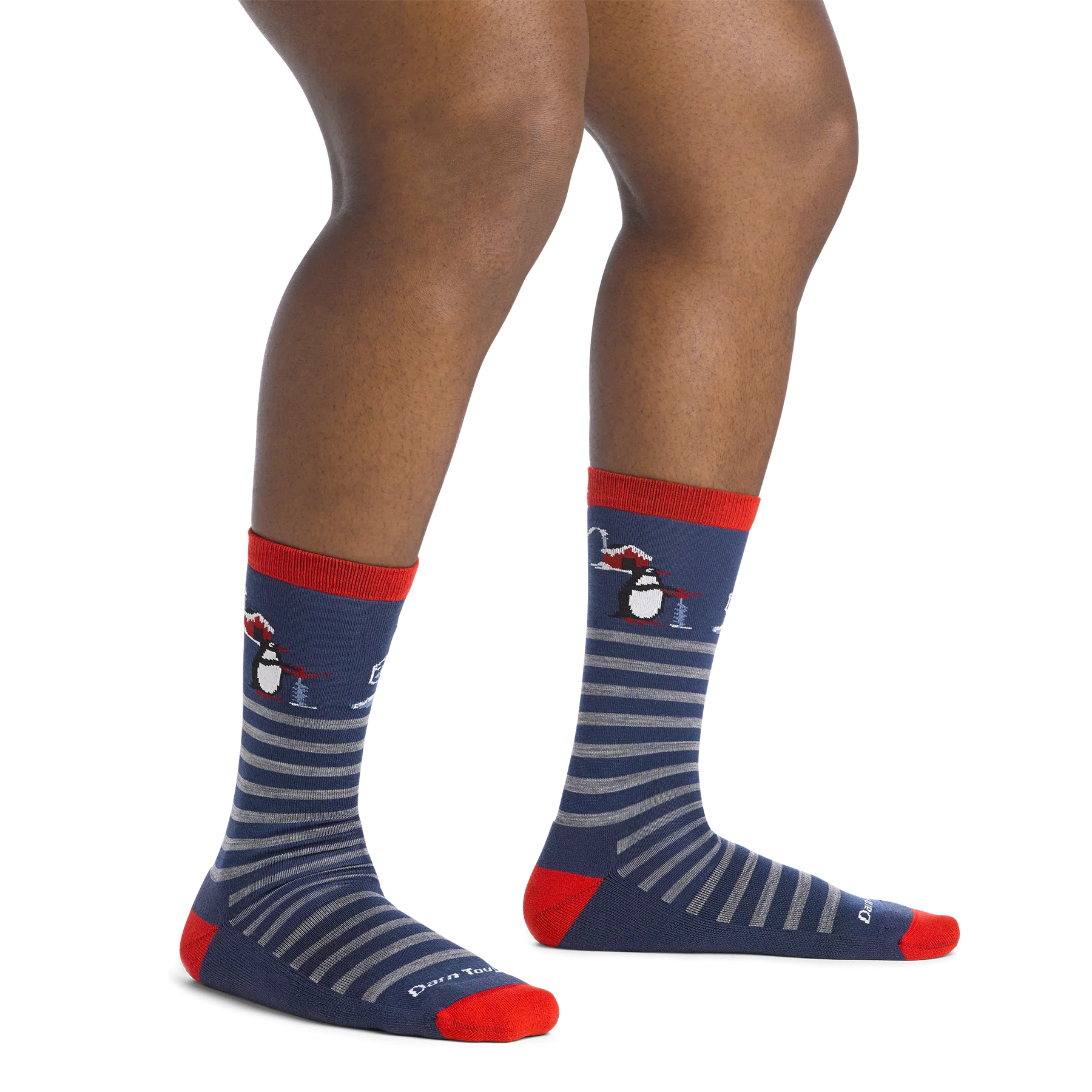 WILD LIFE MEN'S CREW SOCKS-Socks & Footwear-DARN TOUGH-Coriander
