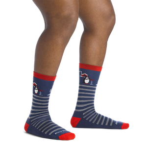 WILD LIFE MEN'S CREW SOCKS-Socks & Footwear-DARN TOUGH-Coriander