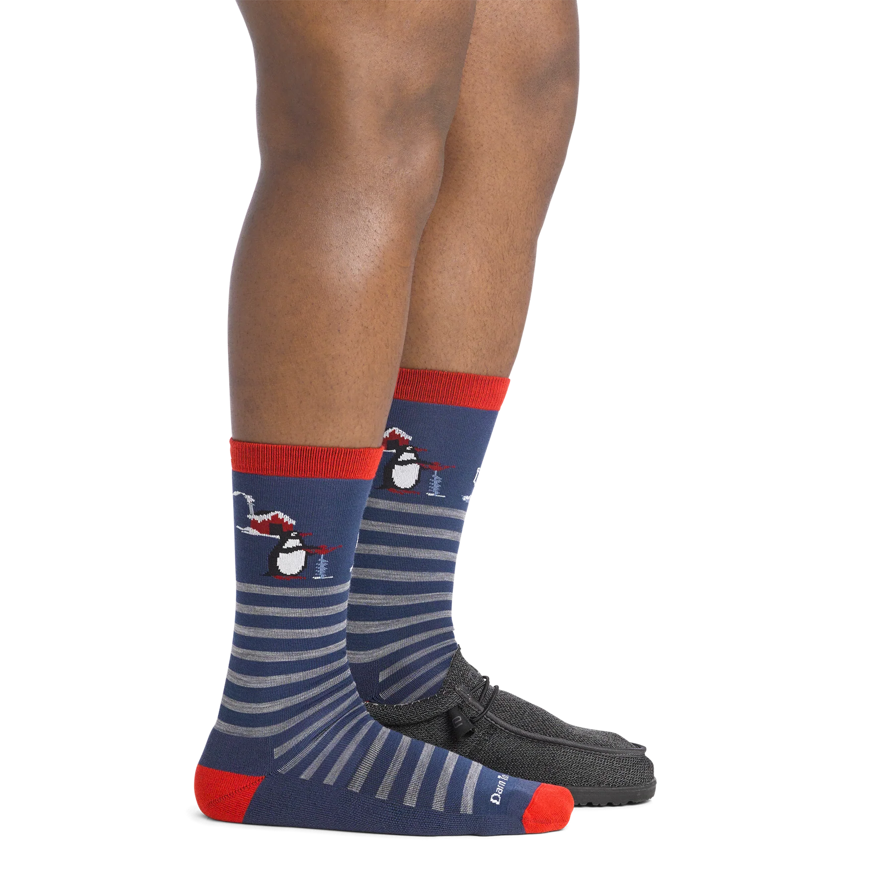 WILD LIFE MEN'S CREW SOCKS-Socks & Footwear-DARN TOUGH-Coriander