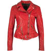 WILD MOTO JACKET-Jackets & Sweaters-MAURITIUS-7-8-LIPSTICK RED-Coriander