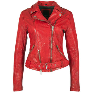 WILD MOTO JACKET-Jackets & Sweaters-MAURITIUS-7-8-LIPSTICK RED-Coriander