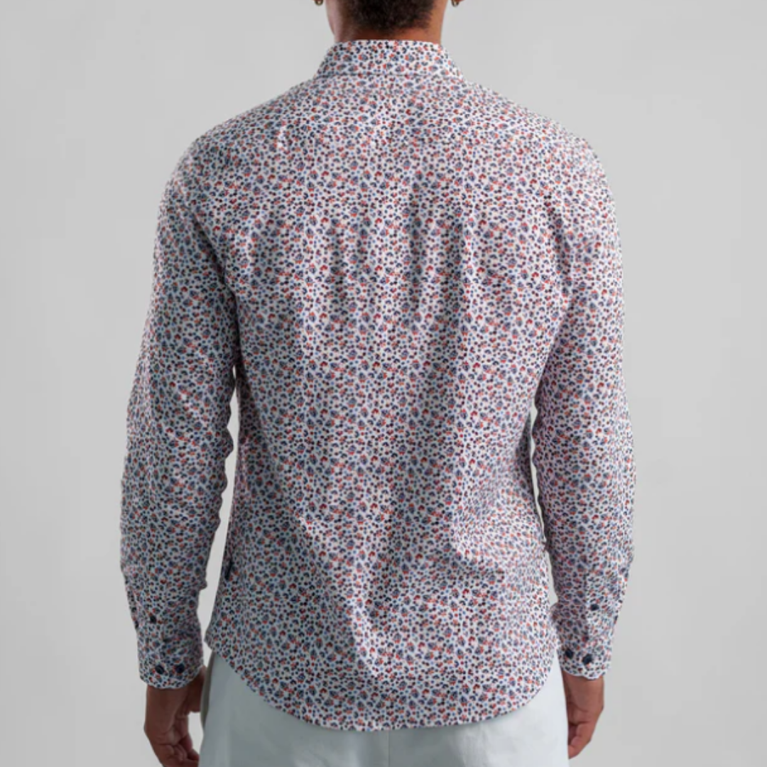 WILDFLOWER L/S BUTTON UP SHIRT-Shirt-STONE ROSE-Coriander