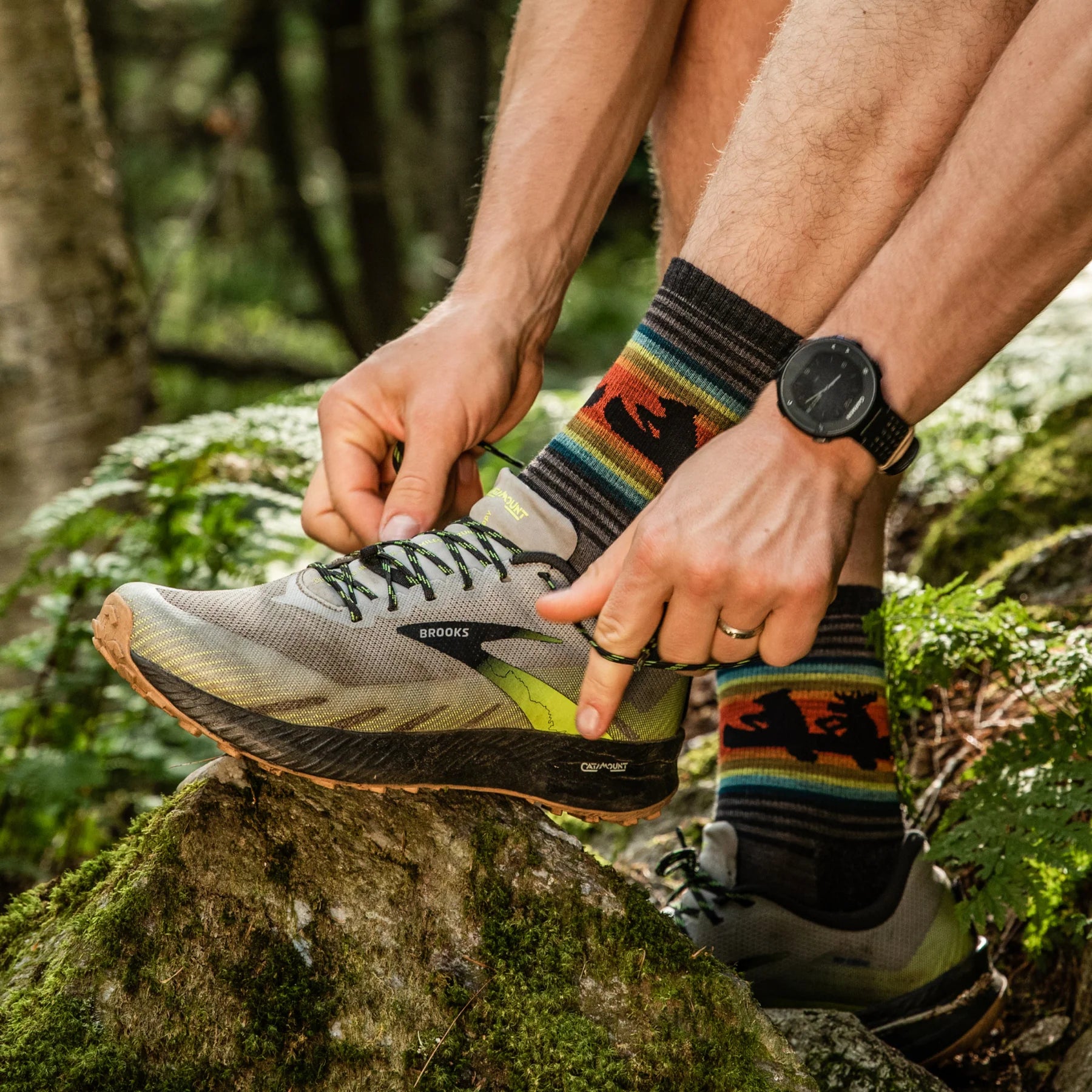 WILLOUGHBY MICRO CREW SOCKS-Socks & Footwear-DARN TOUGH-Coriander
