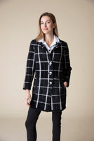 WINDOW PANE CAR COAT-Jackets & Sweaters-HABITAT-SMALL-Black-Coriander