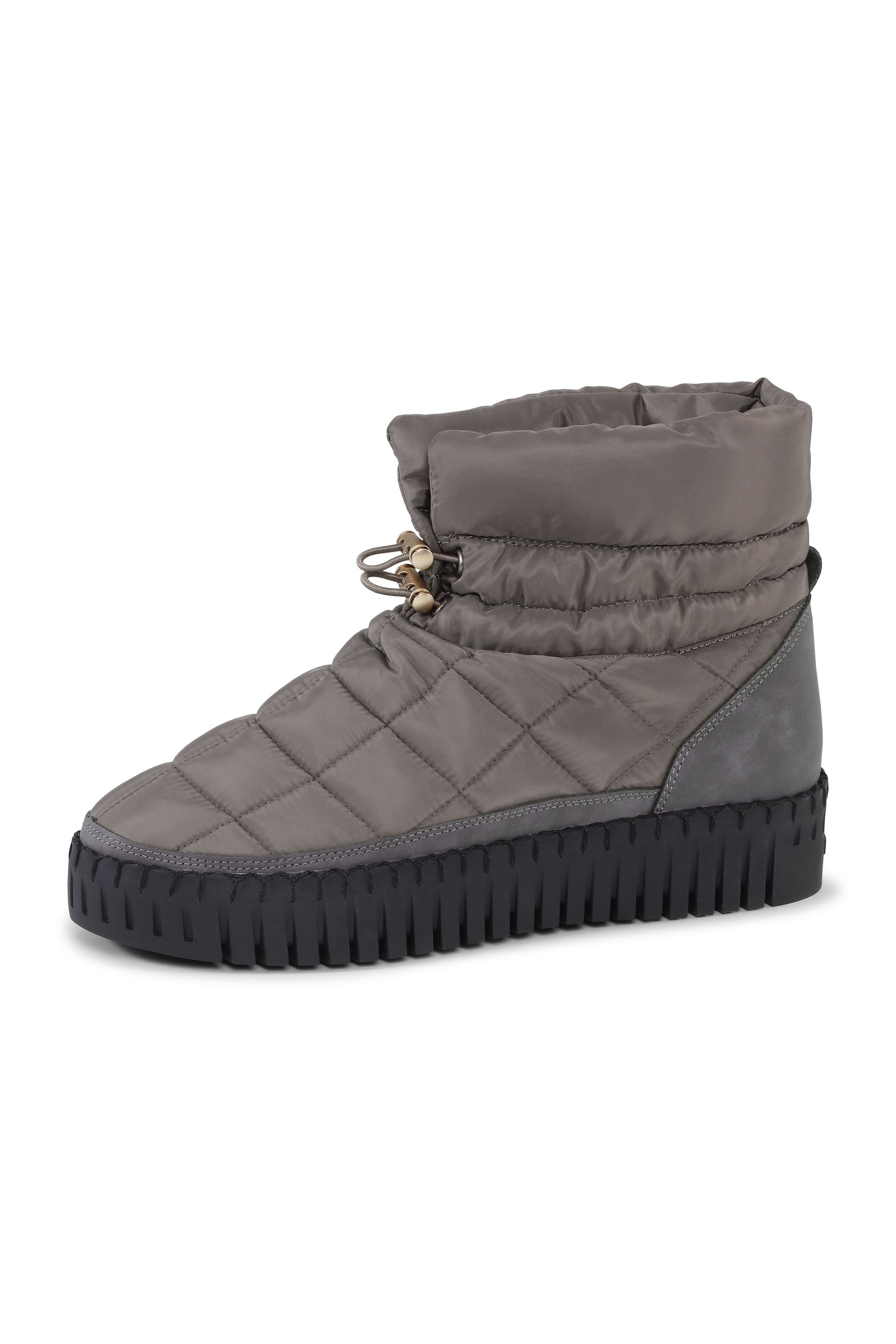 WINTER BOOT | TULIP LOW PADDED-Socks & Footwear-ILSE JACOBSEN-36-GREY BLACK 6001-Coriander