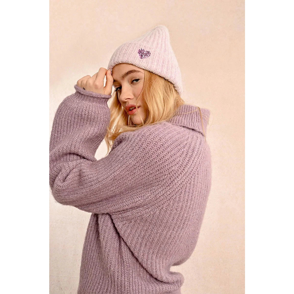 WINTER HAT | CUFFED BEANIE-Accessories-MOLLY BRACKEN-Coriander
