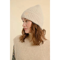 WINTER HAT | CUFFED BEANIE-Accessories-MOLLY BRACKEN-ONE-ECRU-Coriander