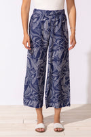 WOMEN PANTS | RESORT-Bottoms-ESCAPE-SMALL-NAVY-Coriander