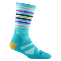 WOMEN'S BOOT SOCK | OSLO NORDIC LIGHTWEIGHT W/CUSHION-Socks & Footwear-DARN TOUGH-MEDIUM-TEAL-Coriander