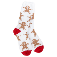 WOMEN'S CREW SOCKS | HOLIDAY COZY: GINGER SNAP-Uncategorised-WORLD'S SOFTEST-Coriander