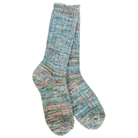 WOMEN'S CREW SOCKS | MISSONI: COASTAL-Socks & Footwear-WORLD'S SOFTEST-Coriander