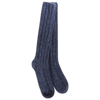 WOMEN'S CREW SOCKS | SWEATER SLOUCH: DENIM CONFETTI-Socks & Footwear-WORLD'S SOFTEST-Coriander