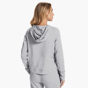 WOMEN'S ESSENTIAL NON-ZIP HOODIE TOP-Tops-FORNIA-Coriander