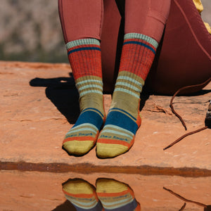 WOMEN'S HER SPUR LIGHTWEIGHT BOOT SOCKS-Socks & Footwear-DARN TOUGH-Coriander