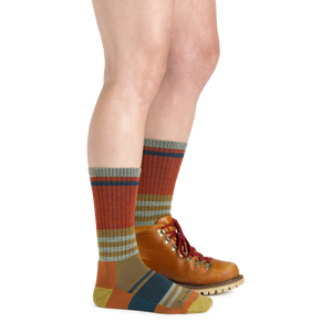 WOMEN'S HER SPUR LIGHTWEIGHT BOOT SOCKS-Socks & Footwear-DARN TOUGH-Coriander