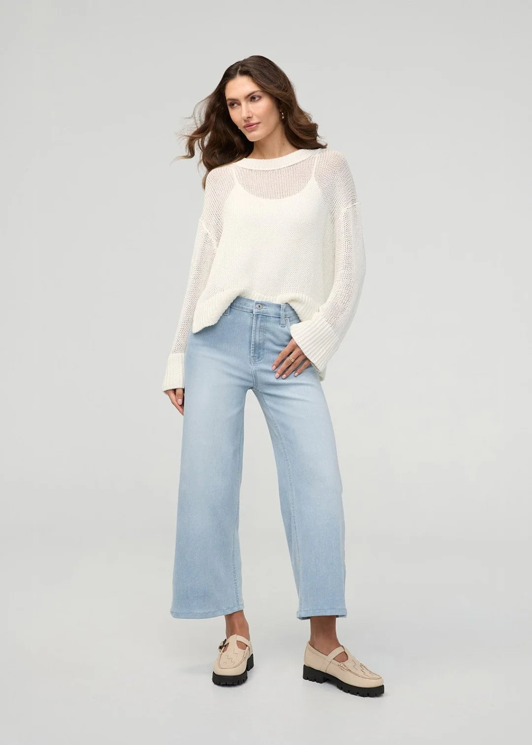 WOMEN'S JEAN | PERFORMANCE HIGH RISE WIDE LEG CROP-Denim-DUER-27-26-SWELL-Coriander