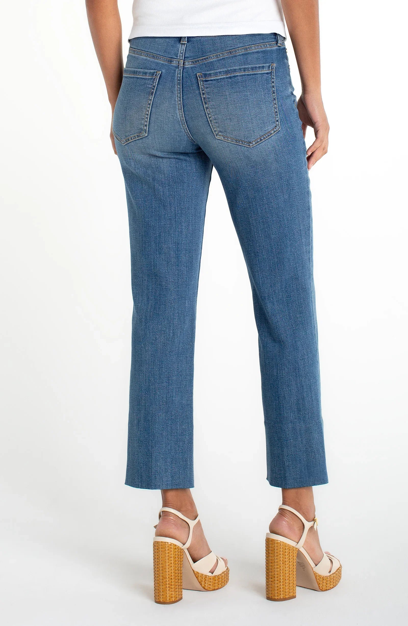 WOMEN'S JEANS | KENNEDY CROP-Denim-LIVERPOOL-Coriander