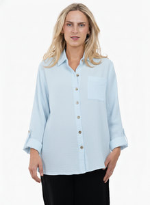 WOMEN'S L/S SHIRT | KESHA-Top-SHANNON PASSERO-XSMALL-CLOUD-Coriander