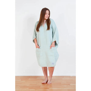 WOMEN'S MUSLIN PONCHO | THE COCOON-Jackets & Sweaters-TOFINO TOWEL-Coriander