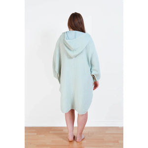 WOMEN'S MUSLIN PONCHO | THE COCOON-Jackets & Sweaters-TOFINO TOWEL-Coriander