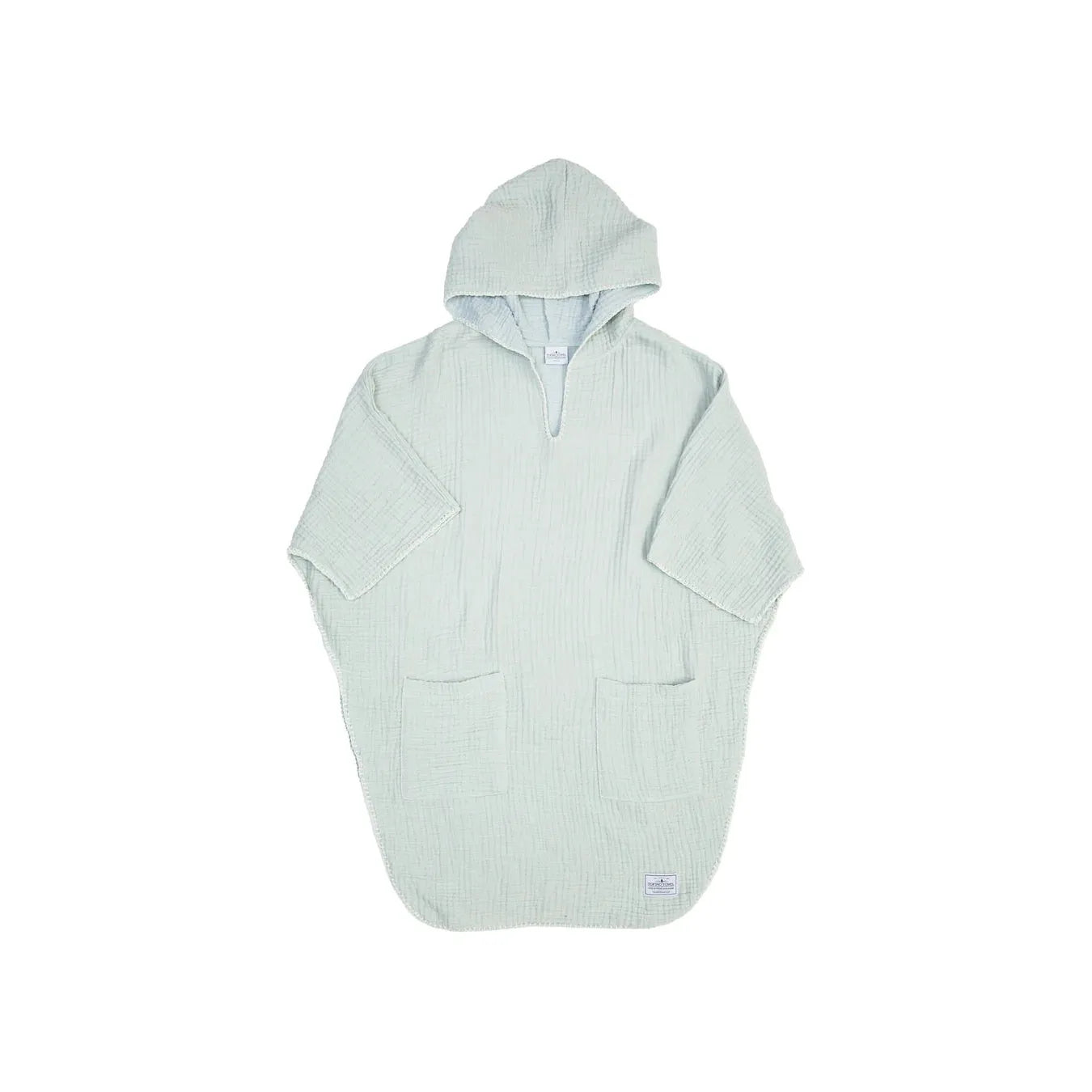 WOMEN'S MUSLIN PONCHO | THE COCOON-Jackets & Sweaters-TOFINO TOWEL-ONE-SAGE-Coriander