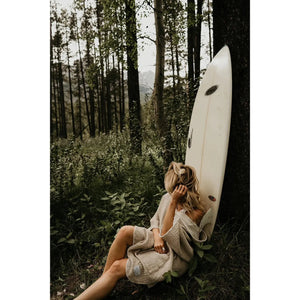 WOMEN'S MUSLIN PONCHO | THE COCOON-Jackets & Sweaters-TOFINO TOWEL-Coriander