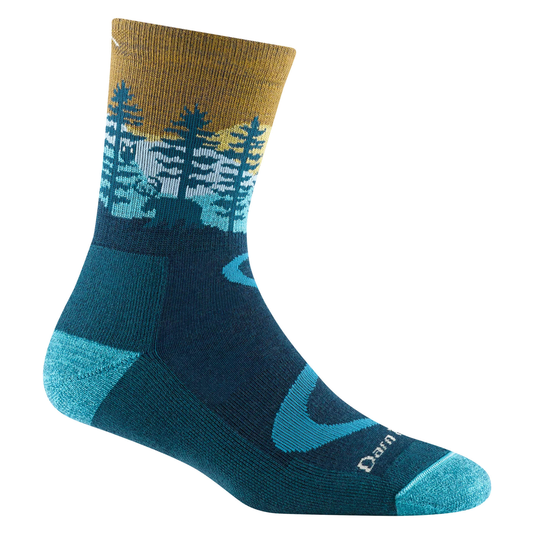 WOMEN'S NORTHWOODS MICRO CREW SOCKS-socks-DARN TOUGH-MEDIUM-DKTE-Coriander