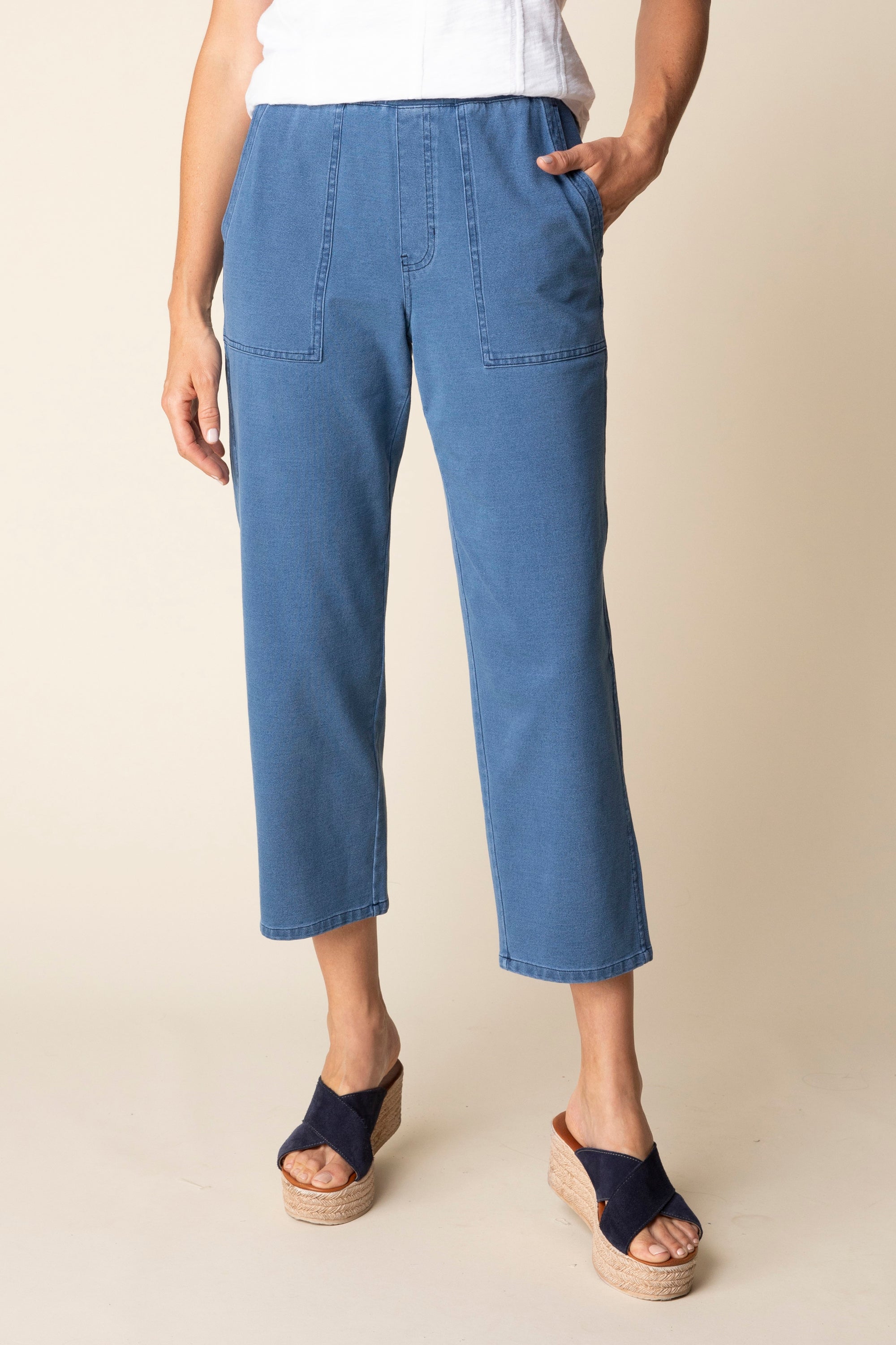 WOMEN'S PANT | CARGO: DENIM-Bottoms-HABITAT-Coriander