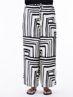 WOMEN'S PANT | RILEY-Bottoms-SHANNON PASSERO-SMALL-ADVENTURE PRINT-BLK-Coriander