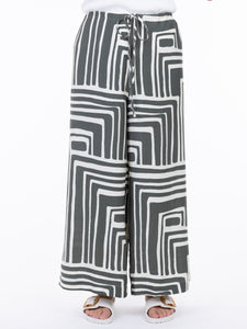 WOMEN'S PANT | RILEY-Bottoms-SHANNON PASSERO-SMALL-ADVENTURE PRINT-OLIV-Coriander