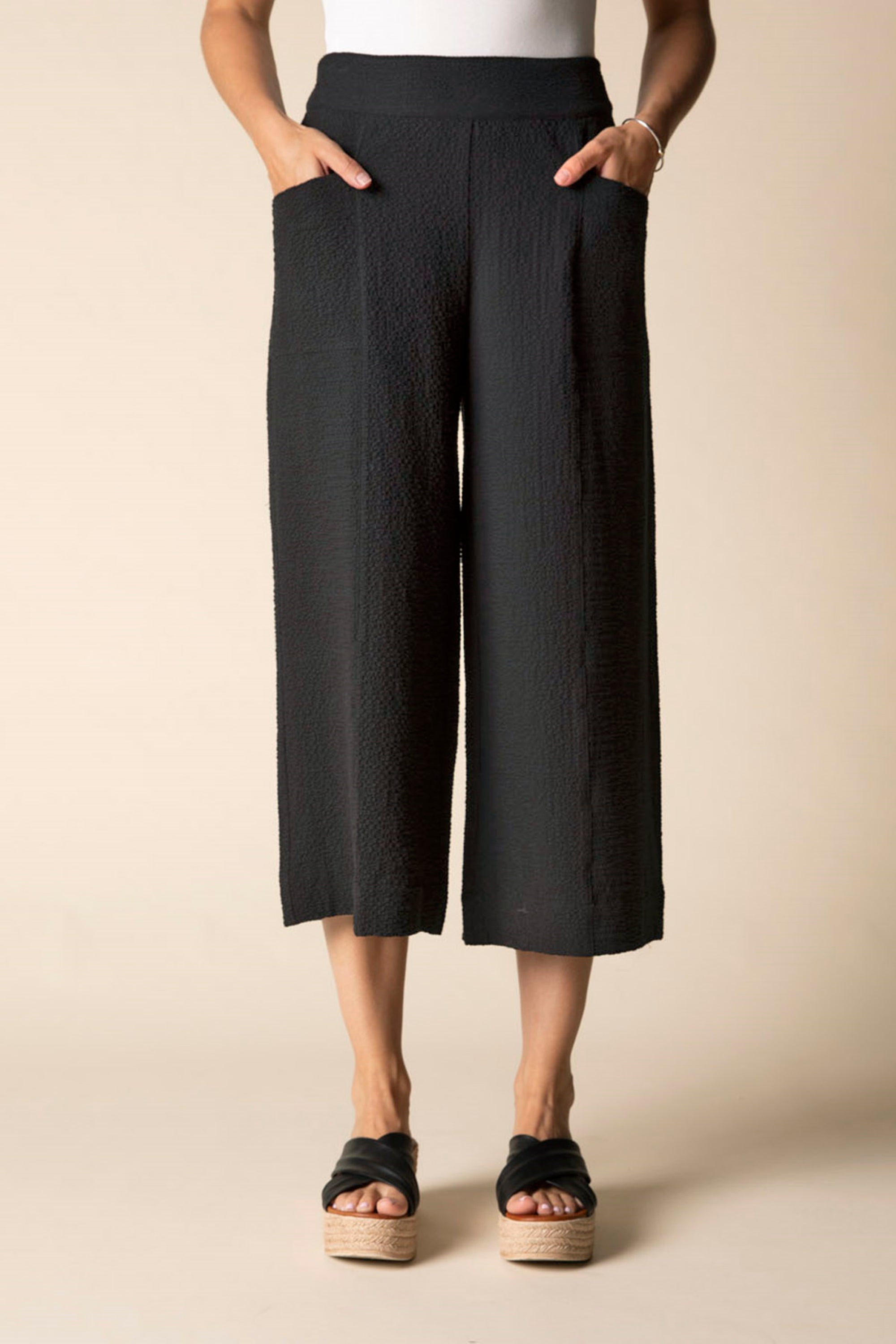 WOMEN'S PANTS | ARIA CAPRI-Bottoms-HABITAT-XSMALL-BLACK-Coriander