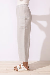 WOMEN'S PANTS | CROP POCKET FLOOD-Bottoms-ESCAPE-Coriander