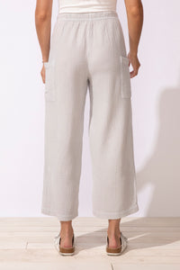 WOMEN'S PANTS | CROP POCKET FLOOD-Bottoms-ESCAPE-Coriander