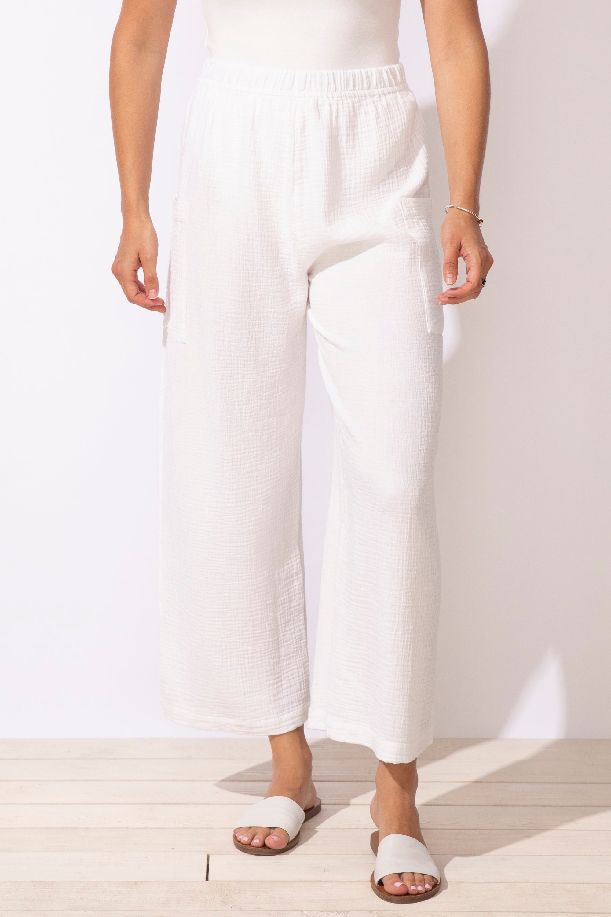 WOMEN'S PANTS | CROP POCKET FLOOD-Bottoms-ESCAPE-XSMALL-WHITE-Coriander