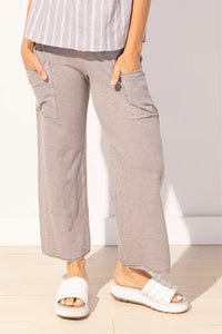 WOMEN'S PANTS | POCKET FLOOD-Bottoms-ESCAPE-XSMALL-FOG-Coriander