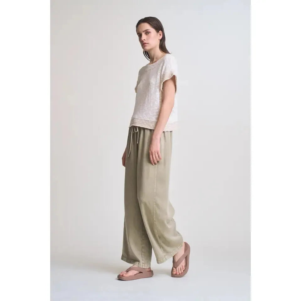 WOMEN'S PANTS | TENCEL SEAMED-Bottoms-GRADE AND GATHER-Coriander