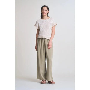 WOMEN'S PANTS | TENCEL SEAMED-Bottoms-GRADE AND GATHER-Coriander