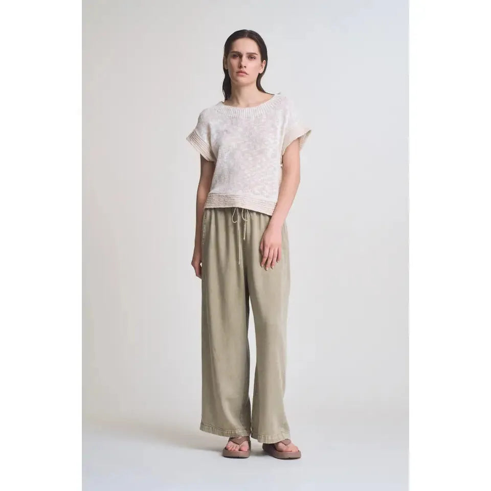 WOMEN'S PANTS | TENCEL SEAMED-Bottoms-GRADE AND GATHER-Coriander