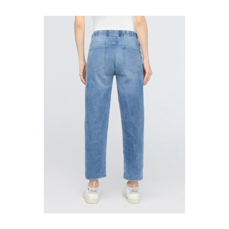 WOMEN'S PERFORMANCE DENIM LITE HARBOUR PANT-Denim-DUER-Coriander