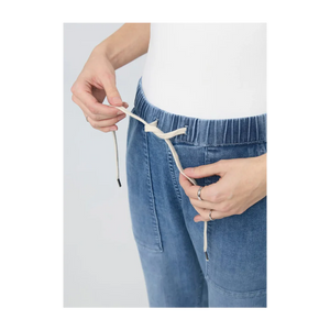 WOMEN'S PERFORMANCE DENIM LITE HARBOUR PANT-Denim-DUER-Coriander