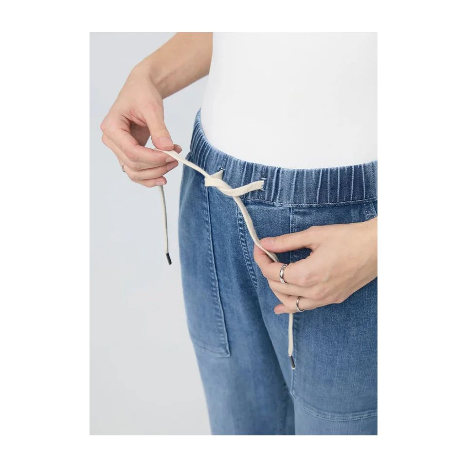WOMEN'S PERFORMANCE DENIM LITE HARBOUR PANT-Denim-DUER-Coriander