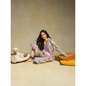 WOMEN'S PJ SET | NINA-Loungewear-WHITE STUFF-Coriander