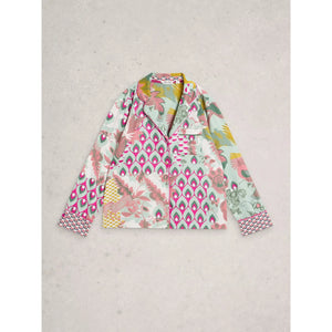 WOMEN'S PJ SET | NINA-Loungewear-WHITE STUFF-Coriander