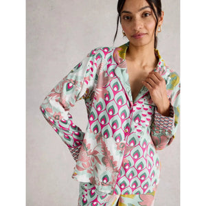 WOMEN'S PJ SET | NINA-Loungewear-WHITE STUFF-Coriander