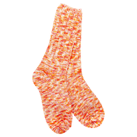 WOMEN'S RAGG CREW SOCKS | ORANGE-Socks & Footwear-WORLD'S SOFTEST-Coriander