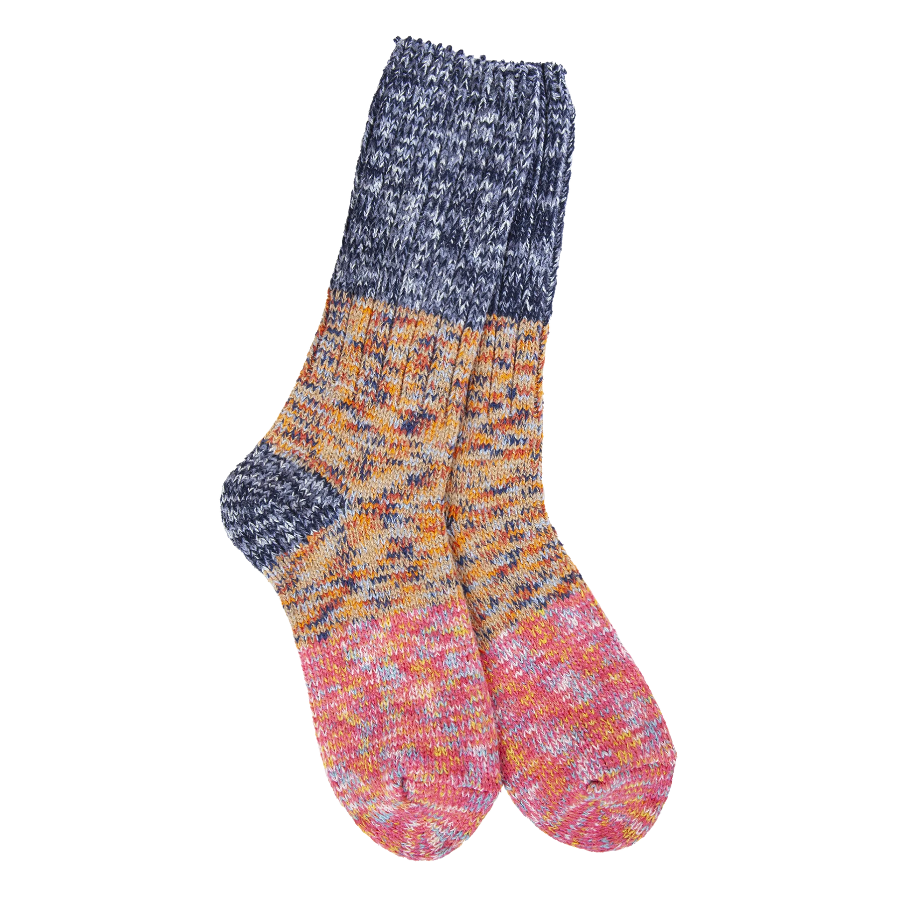 WOMEN'S RAGG CREW SOCKS-Socks-WORLD'S SOFTEST-ENCHANTED-Coriander