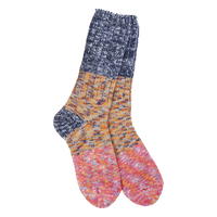 WOMEN'S RAGG CREW SOCKS-Socks-WORLD'S SOFTEST-ENCHANTED-Coriander